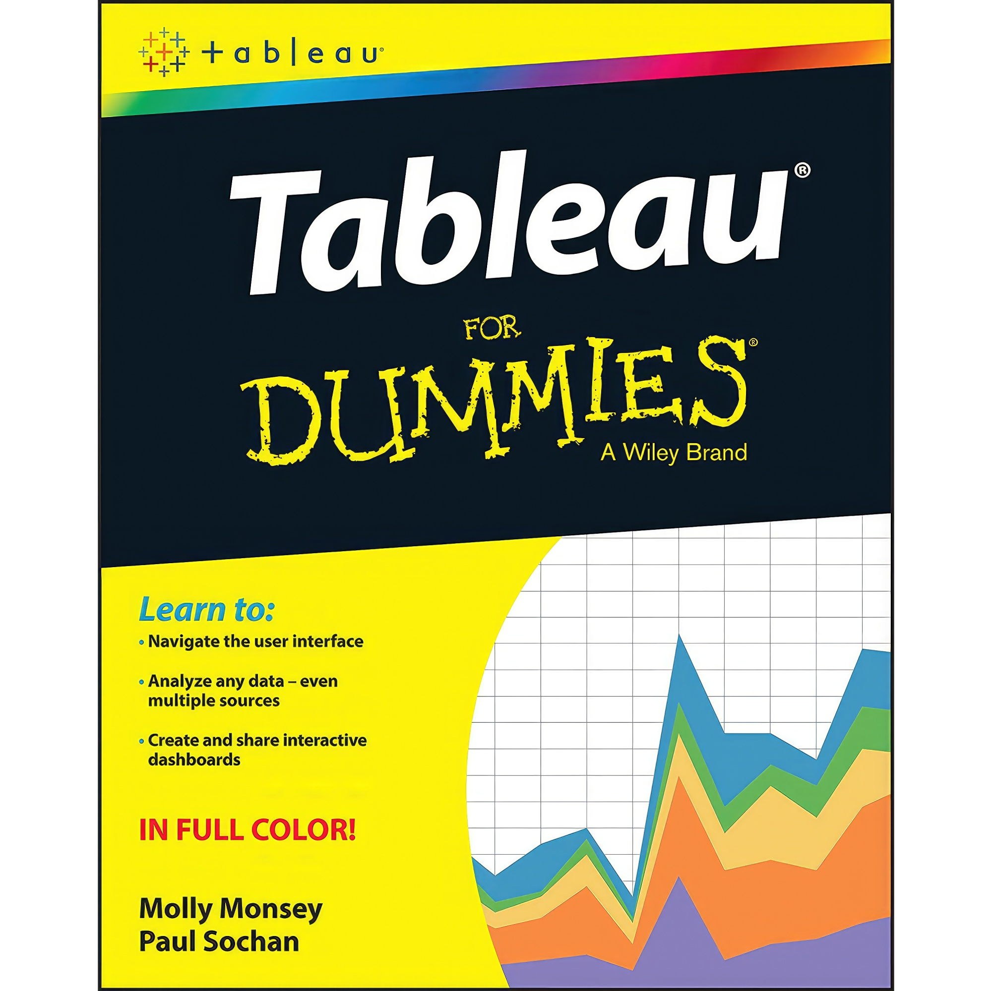 کتاب زبان اصلی Tableau For Dummies  اثر Molly Monsey and Paul Sochan