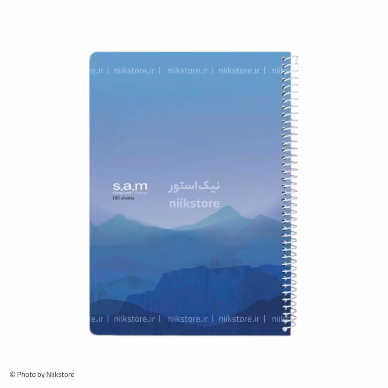 دفتر 40 برگ وزیری سیمی کلاسیک سریs.a.m  B