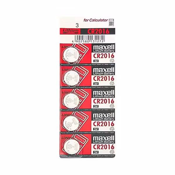 باتری سکه ای مکسل مدل 2016 بسته پنج عددی