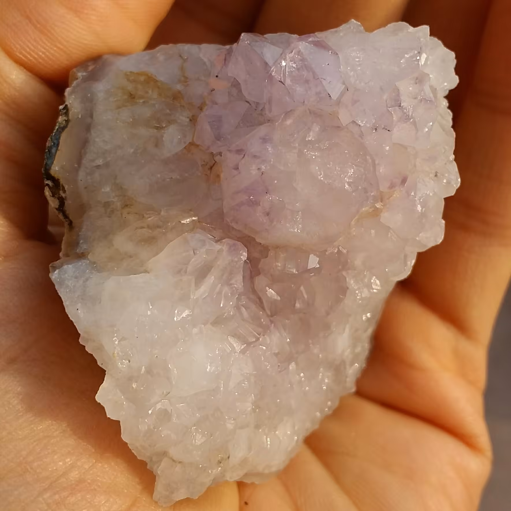 سنگ راف آمتیس درشت بسیار زیبا دیدنی کاملا طبیعی شاهکار خلقت خاا ا اص