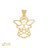آویز گردنبند جواهری میکا طرح فرشته طلا 18 عیار کد 06103900070