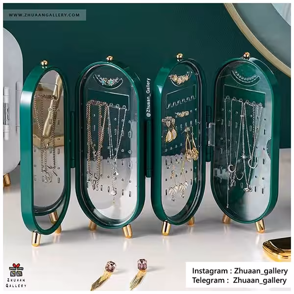 ارگانایزر رومیزی جواهرات تاشو – مدل N