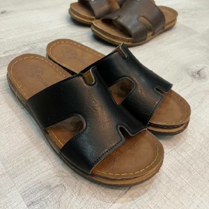 صندل چرم مردانه