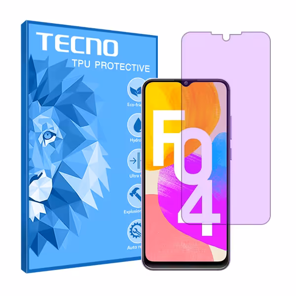 گلس سامسونگ Galaxy F04 مدل آنتی پرپل برند تکنو کد S