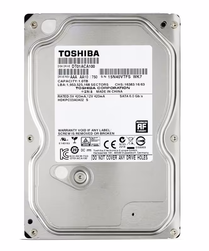 هارد دیسک توشیبا 1 ترابایت TOSHIBA 1TB-64MB