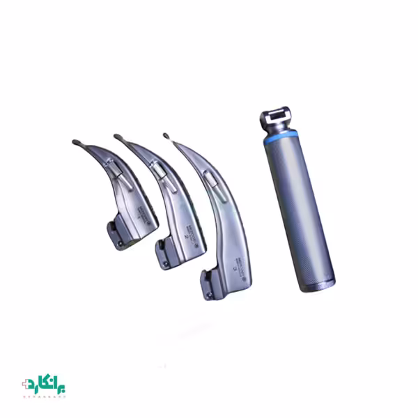 لارنگوسکوپ چهار تیغه بزرگسال(پاکستانی درجه یک) به همراه کیف
