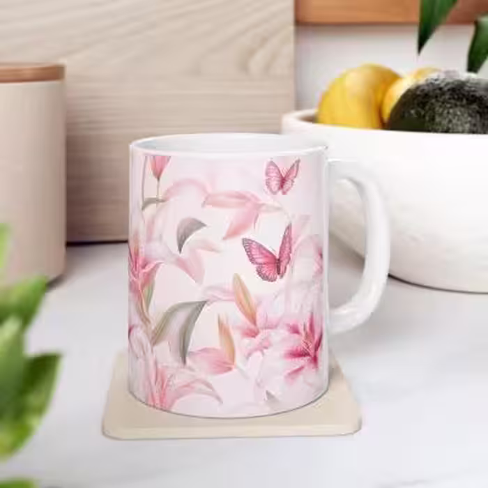 ماگ طرح پروانه