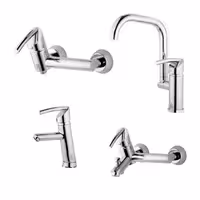 ست کامل شیرآلات مدل تنسو در رنگهای کروم و طلایی دارای 5 سال گارانتی ارسال به سراسر ایران