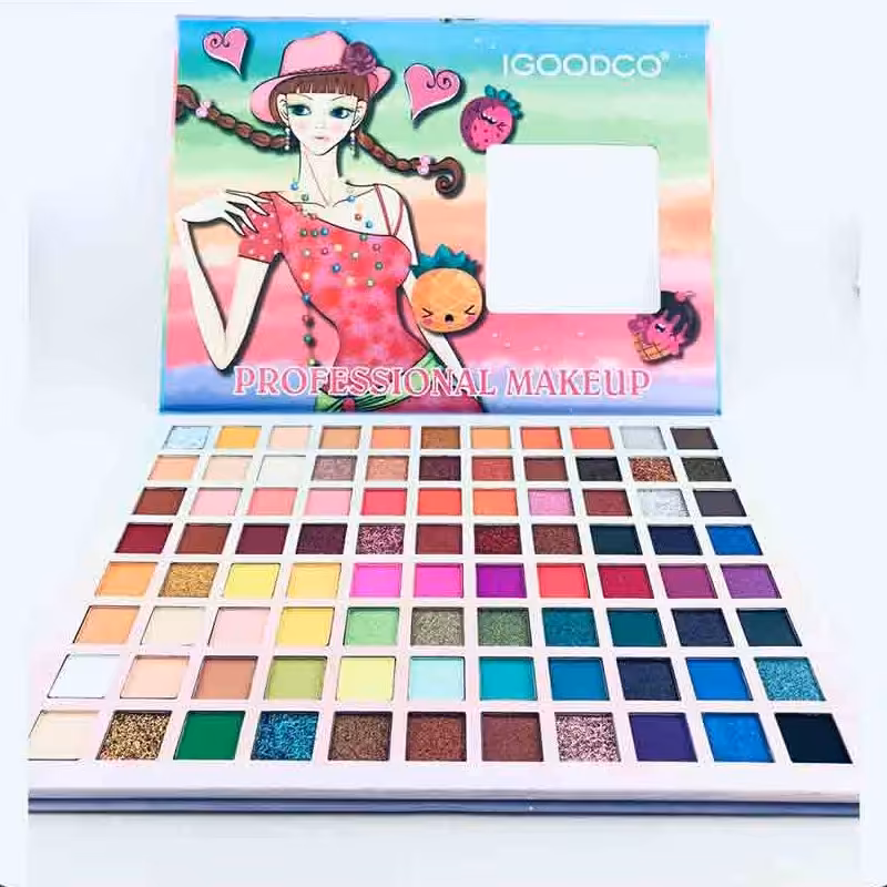 پالت سایه 88 رنگ‌ طرح دختر آیگودکو

