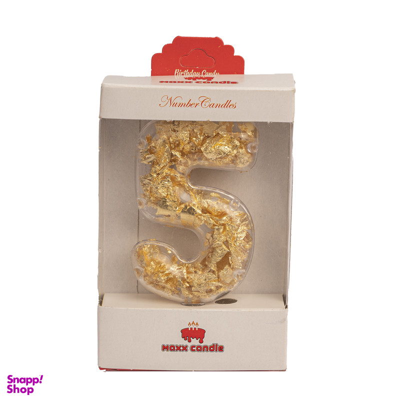 شمع تولد مدل عدد 5 کد Ta85T