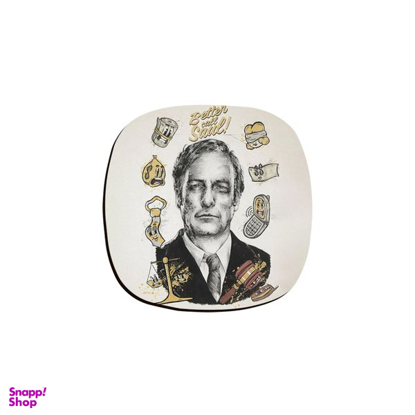 زیر لیوانی ترمه طراحان ایده مدل صورت زخمی کد cfp1858