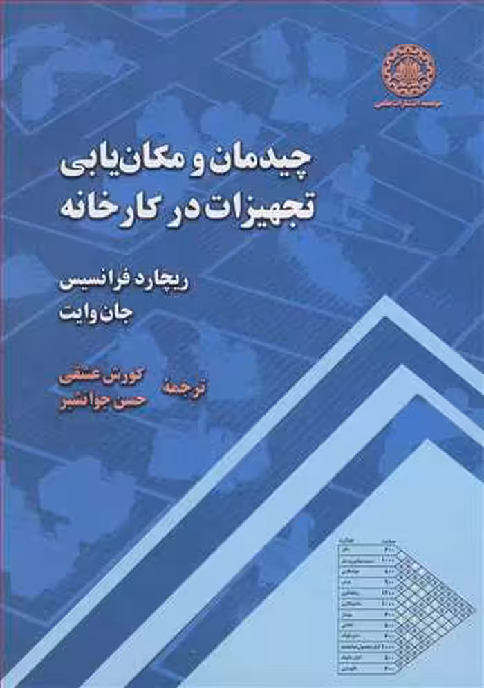 کتاب چیدمان و مکان یابی تجهیزات در کارخانه