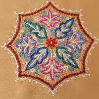 کوسن رشتی دوزی 