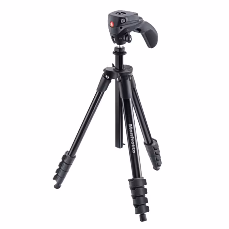 سه پایه دوربین عکاسی مانفروتو Manfrotto Compact Action Aluminum Tripod