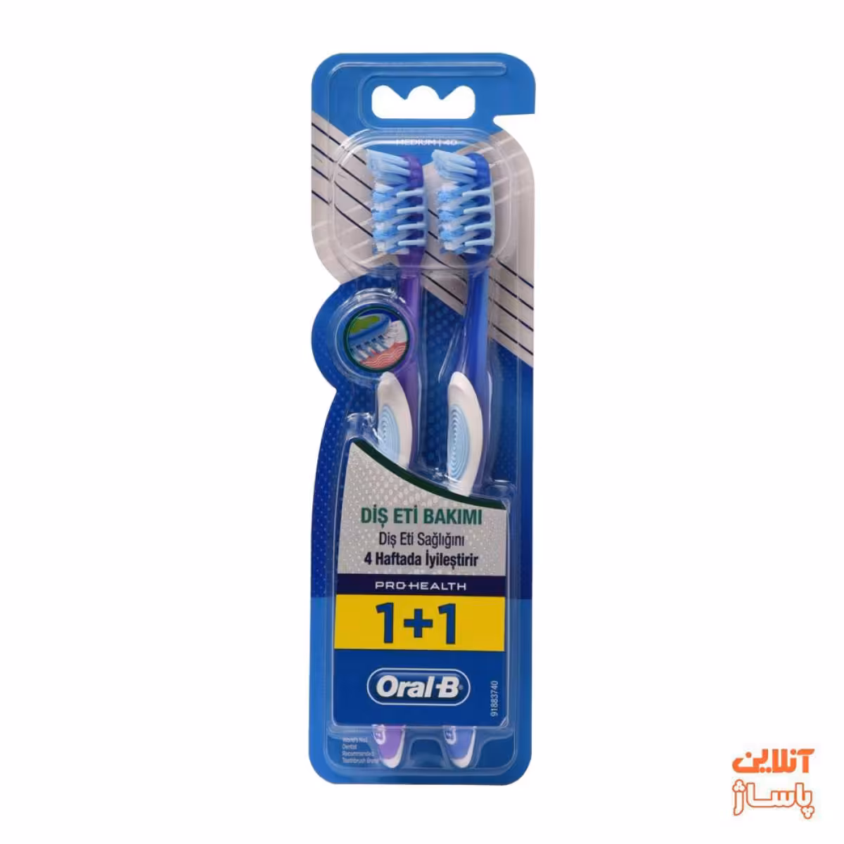 مسواک اورال-بی مدل Pro-Health با برس نرم بسته 2 عددی