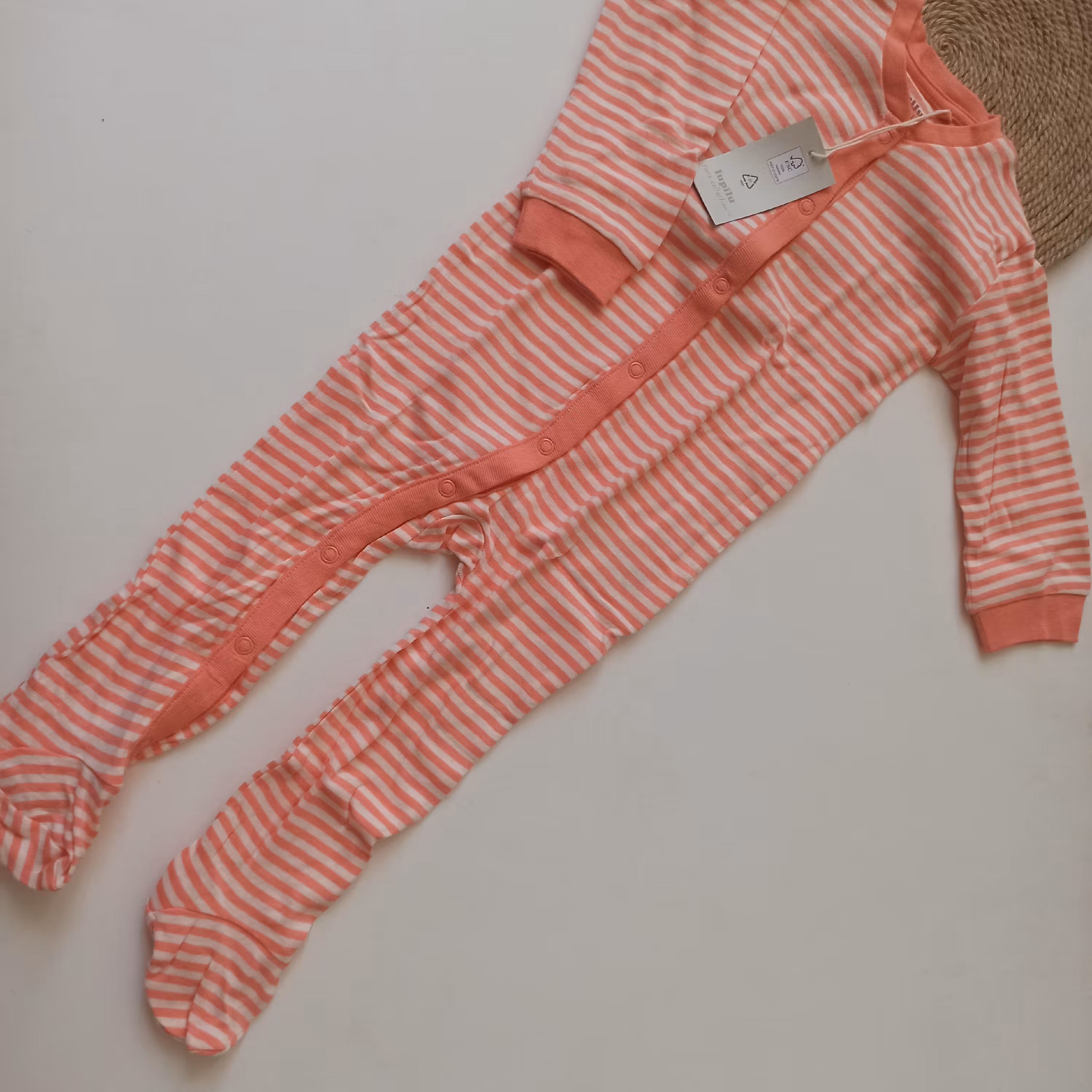 سرهمی جورابدار نخ پنبه ضد حساسیت از برند لوپیلو المان سن 6 تا 9 ماه 