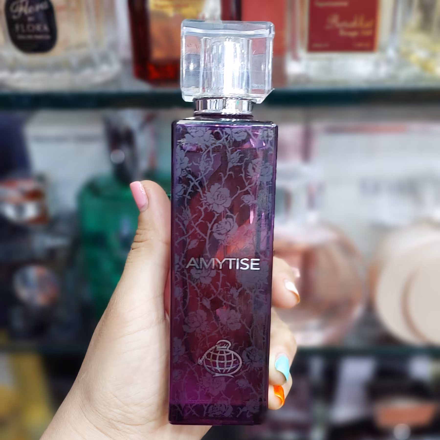 عطر ادکلن لالیک آمیتیس بنفش اورجینال فرگرنس درجه یک زنانه 100 میل