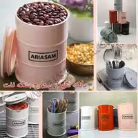 ظرف حبوبات طرح بشکه Ariasam