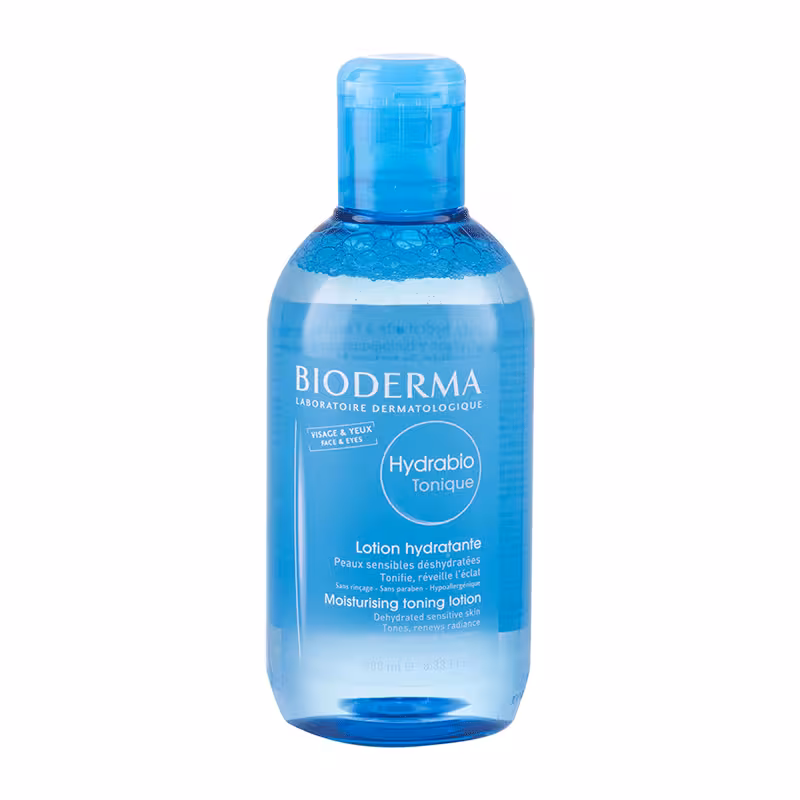 تونر تقویت کننده مرطوب کننده هیدرابیو بایودرما Bioderma Hydrabio Moisturising Toning Lotion For Sensitive Dehydrated Skin