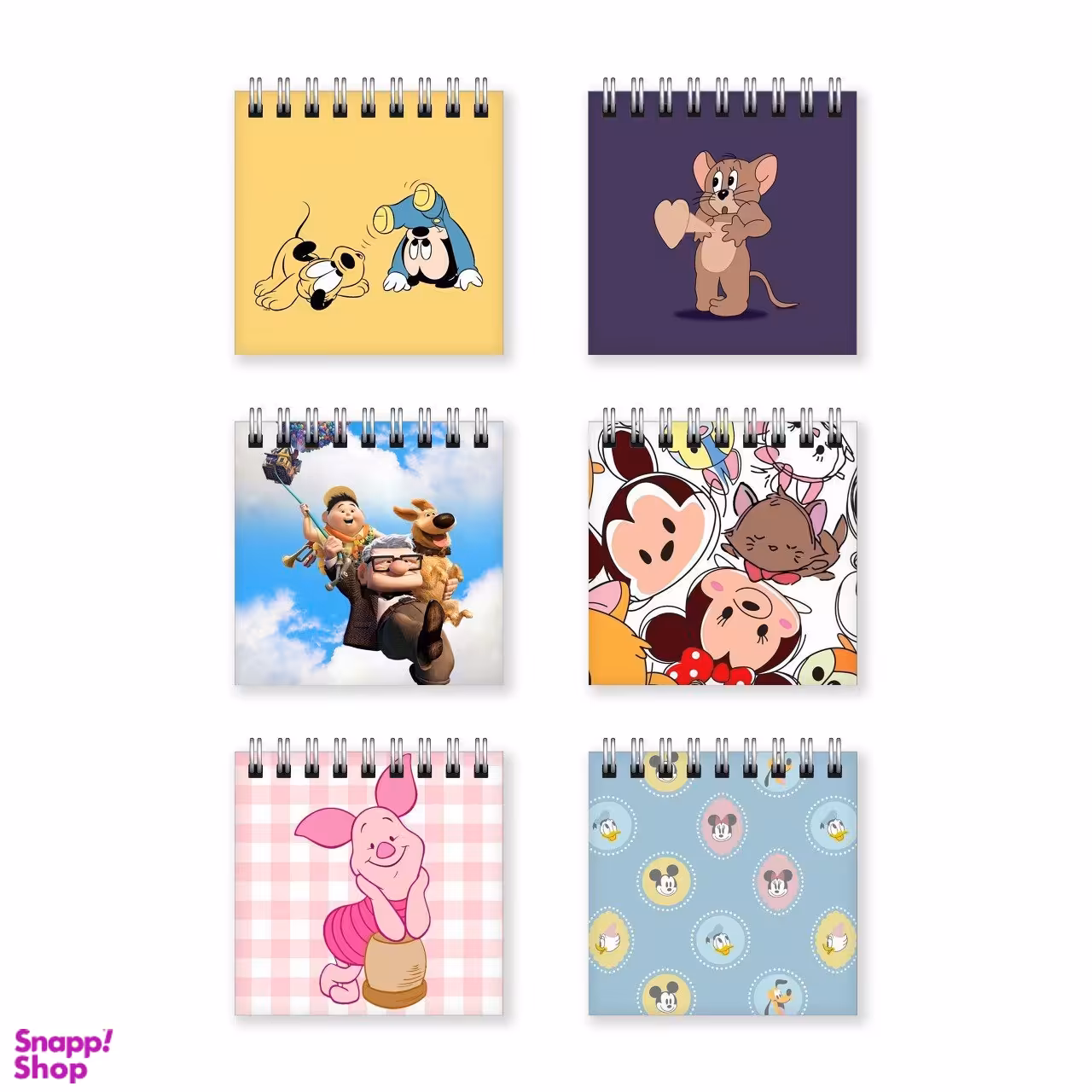 دفترچه یادداشت طرح کارتون های کودکانه کد 12955984 مجموعه 6 عددی