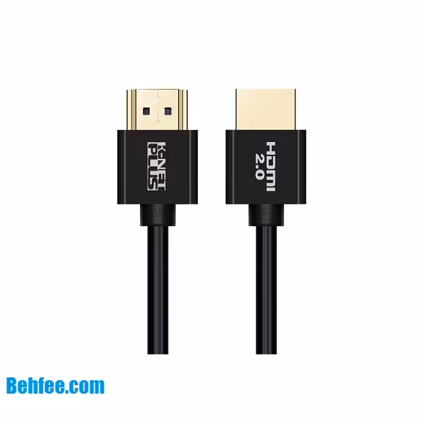 کابل HDMI ورژن 2 با طول 2 متر کی نت پلاس  مدل K-Net Plus HDMI 2.0 4K-3D Cable KP-HC176