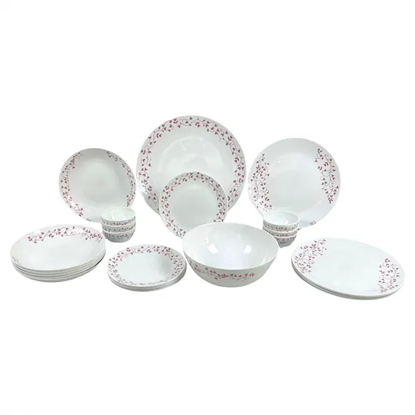 آرکوپال 26 پارچه گرد کلاسیک دوین صورتی دینو