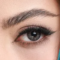 لنز چشم بیوتی سالیانه رنگ طوسی عسلی روشن