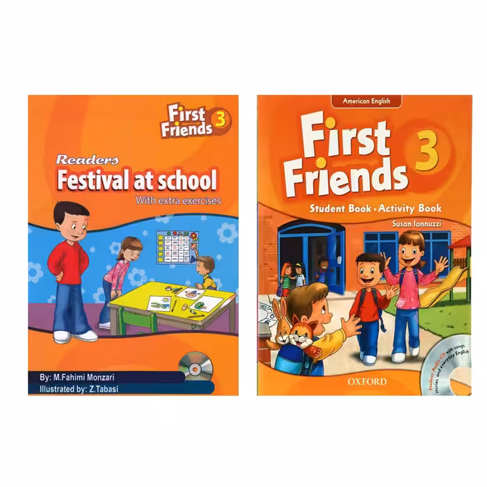 کتاب First Friends 3 اثر Susan Iannuzzi And M.Fahimi Monzari انتشارات Oxford دو جلدی