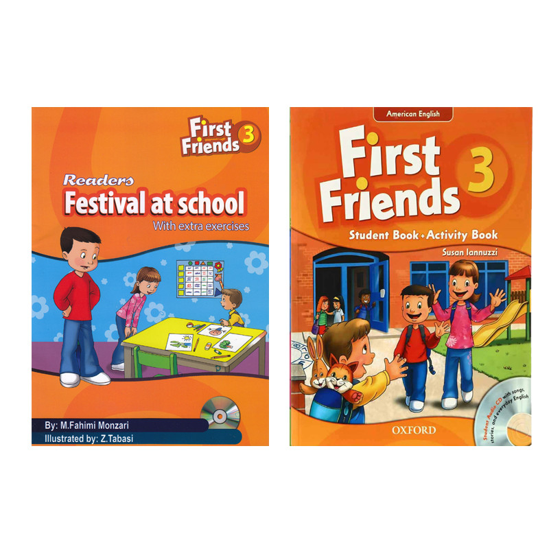 کتاب First Friends 3 اثر Susan Iannuzzi And MFahimi Monzari انتشارات Oxford دو جلدی