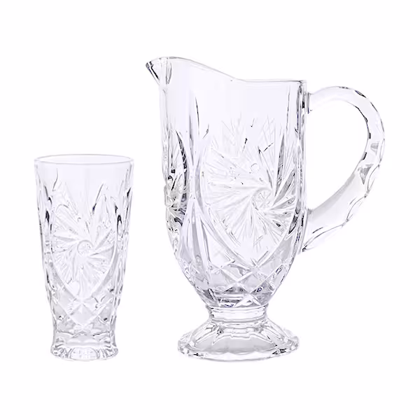 ست پارچ و لیوان 7پارچه بوهمیا مدل پریما