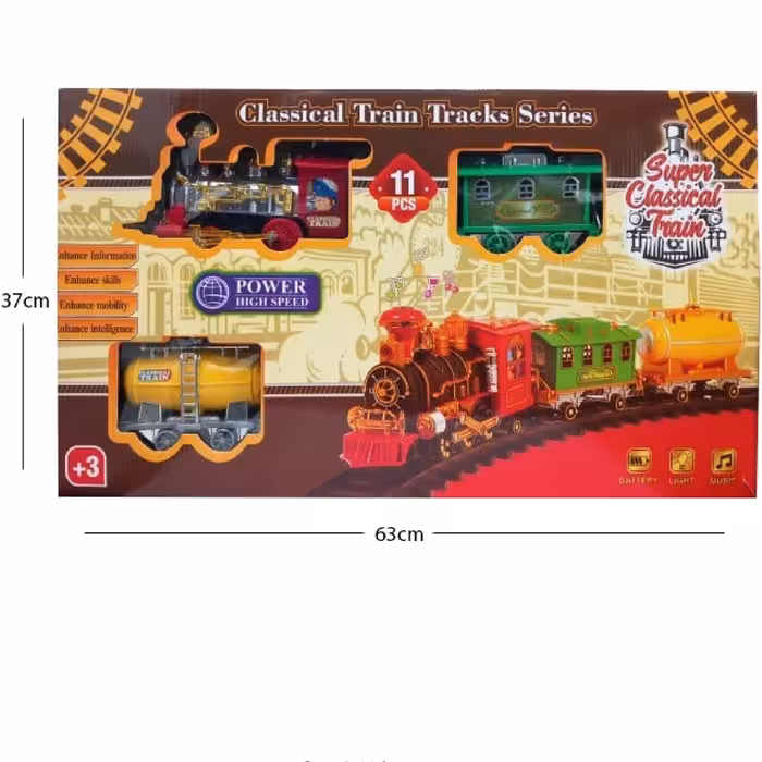 قطار کلاسیک موزیکال و چراغدار پارس