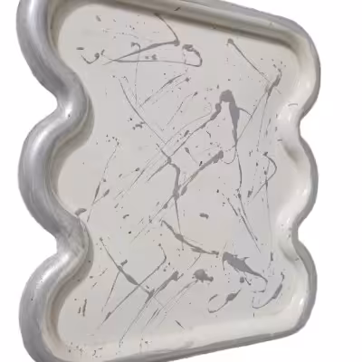 جا اکسسوری نقره ای سفید