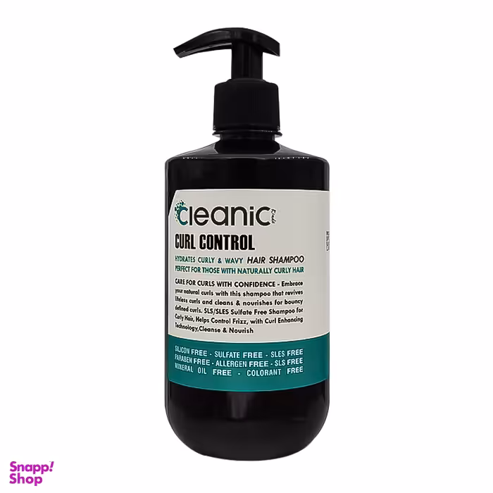 شامپو مو کلینیک کیندی مدل curl control حجم 550 میلی لیتر