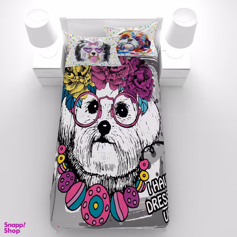 سرویس خواب مدل شیتزو یکنفره 5 تکه