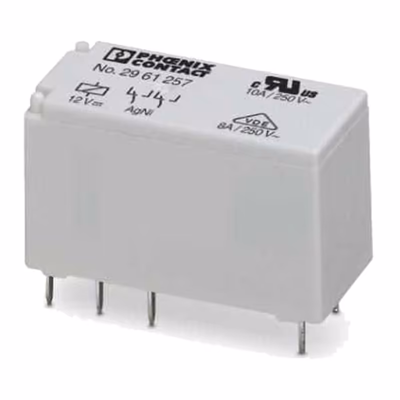 رله سرامیکی فونیکس کنتاکت دو کنتاکت 12DC و ( 8 پایه خطی 8 آمپر ) REL-MR- 12DC/21-21