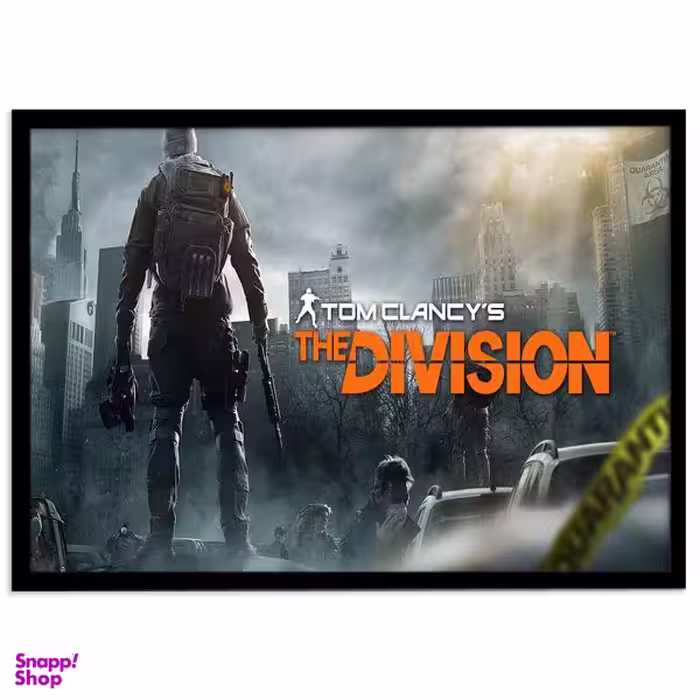 تابلو نوری بکلیت طرح بازی گیم نت The Division مدل چراغدار B-s1440