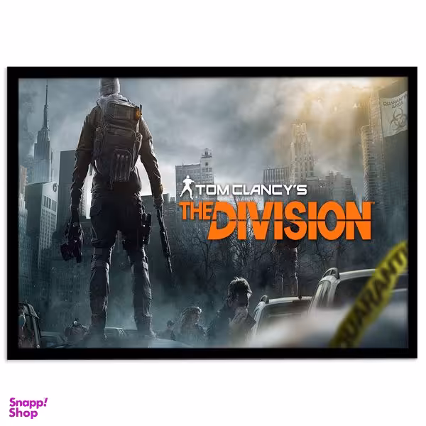تابلو نوری بکلیت طرح بازی گیم نت The Division مدل چراغدار B-s1440