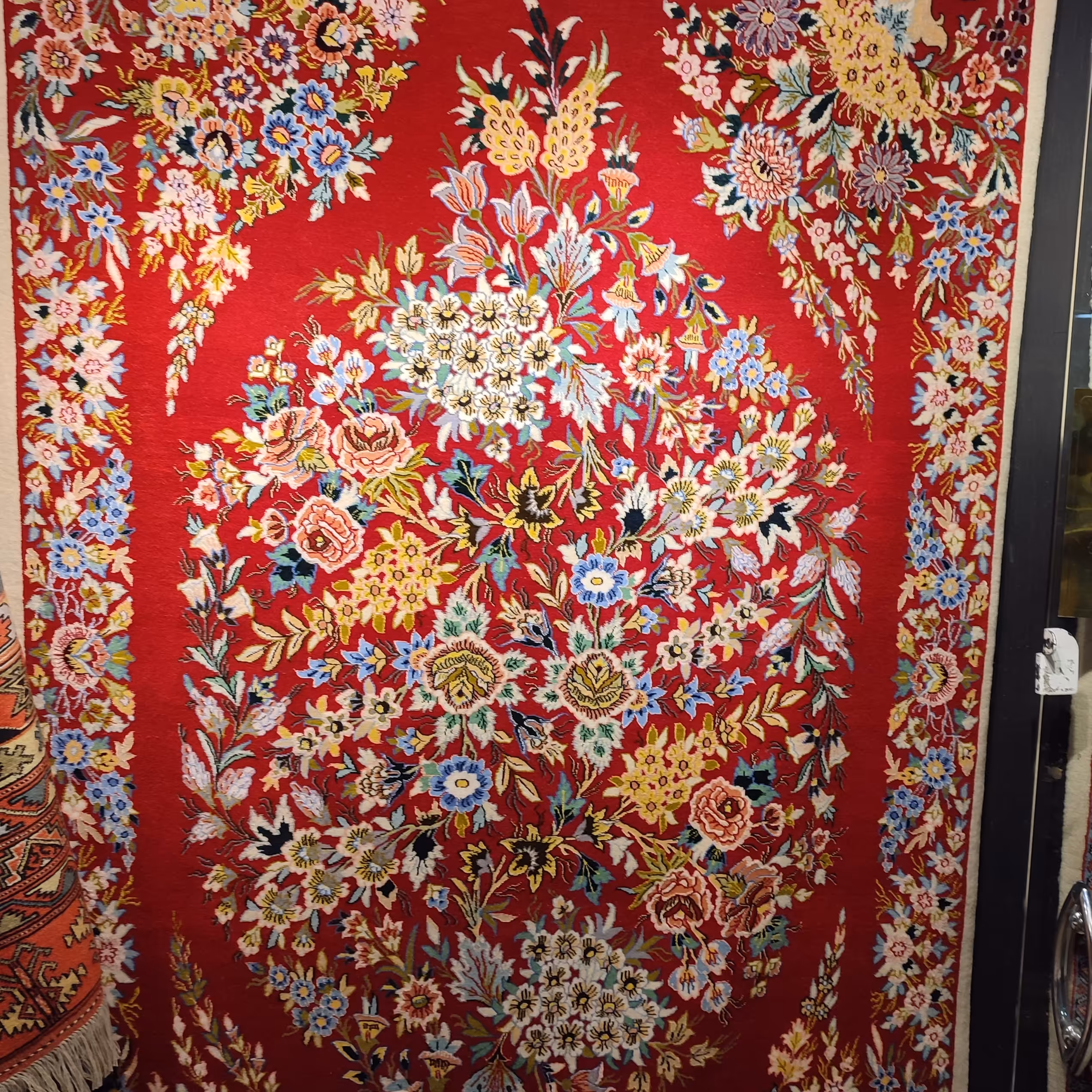 فرش دستبافت طرح گلستان اصفهان کد 26 مدل 31227387 برند فرش رضا ترکمنی