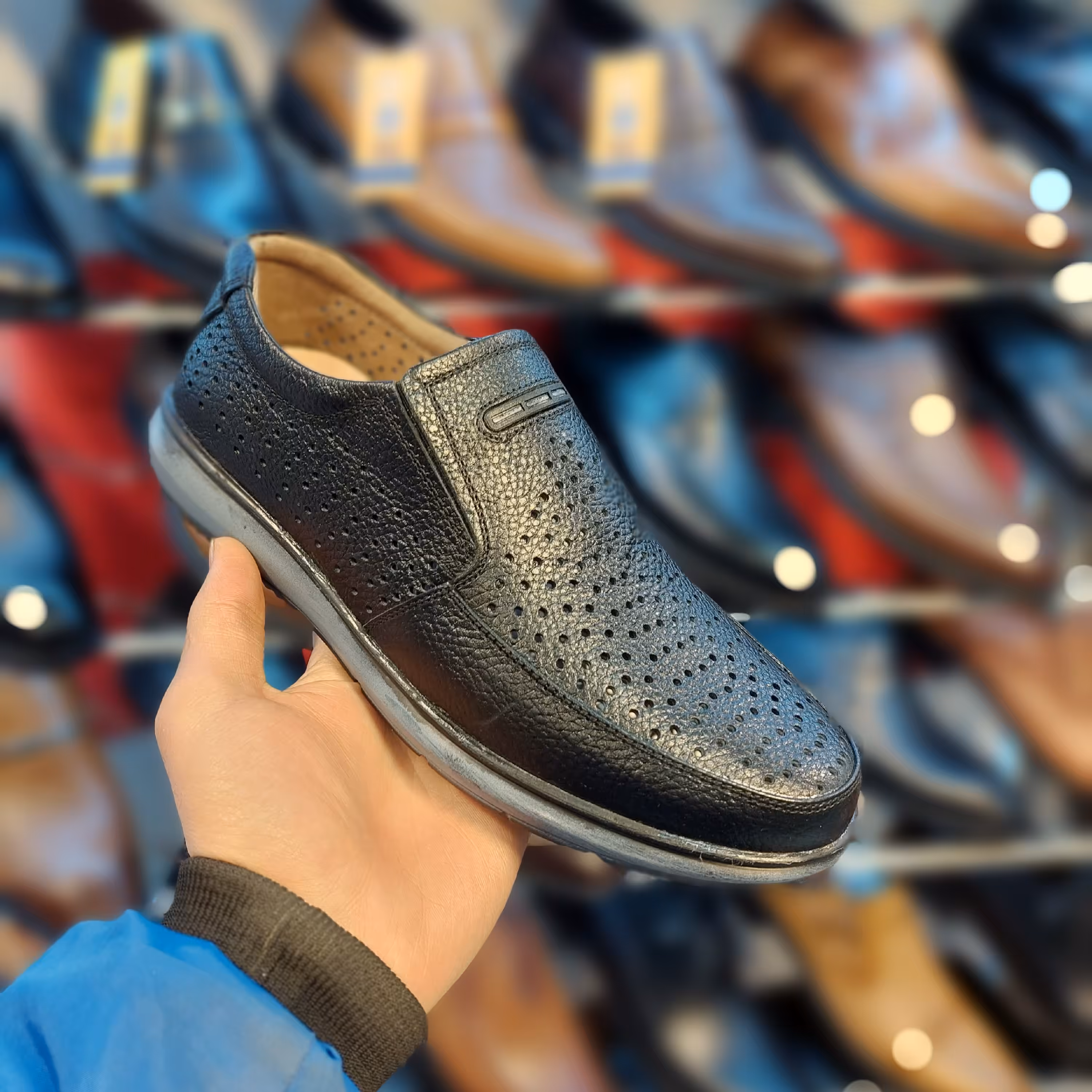 کفش تابستانی مردانه چرم جدید فوق العاده راحت و طبی 