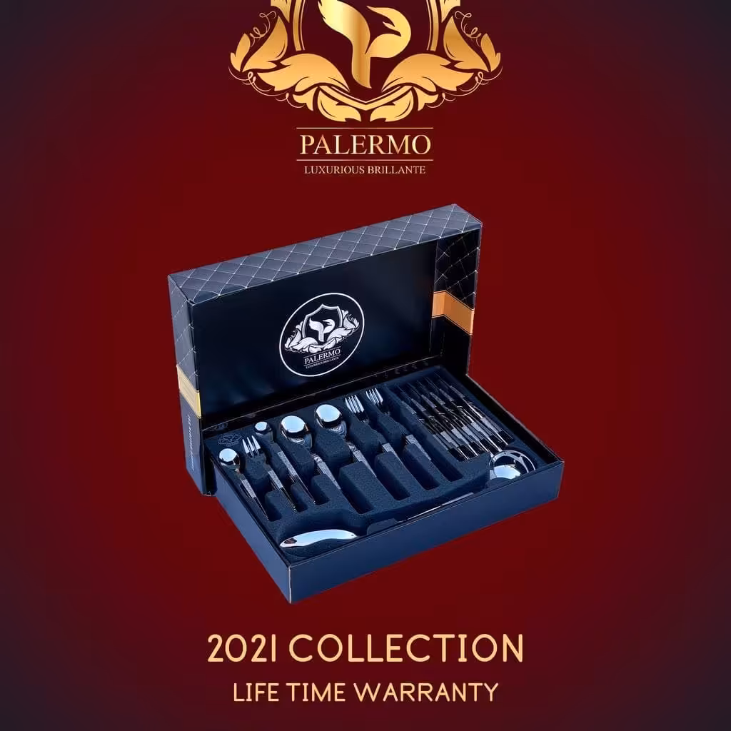 سرویس قاشق وچنگال  12 نفره پالرمو کد 707s