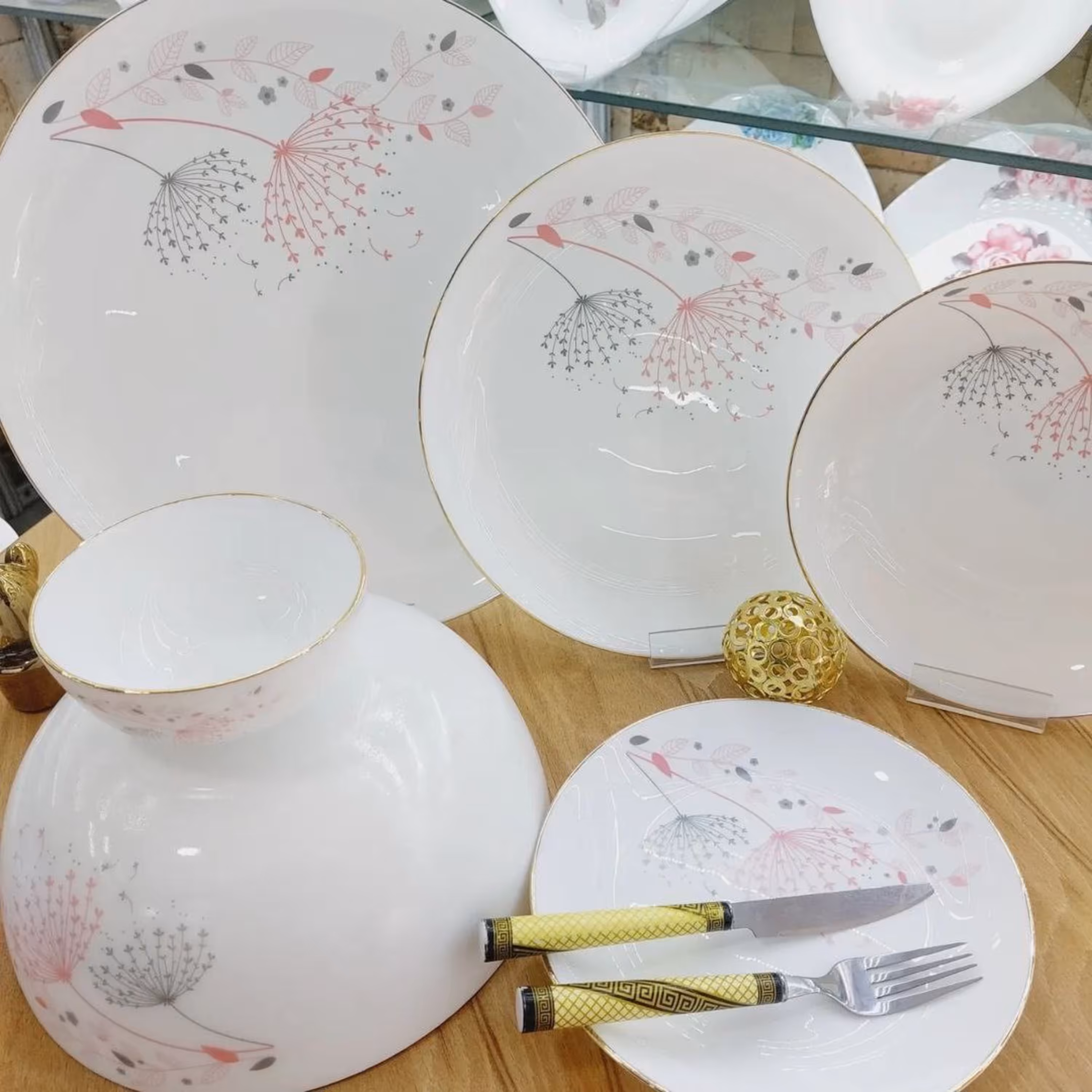 آرکوپال لب طلا جدید قالب گرد فرانسه صورتی 