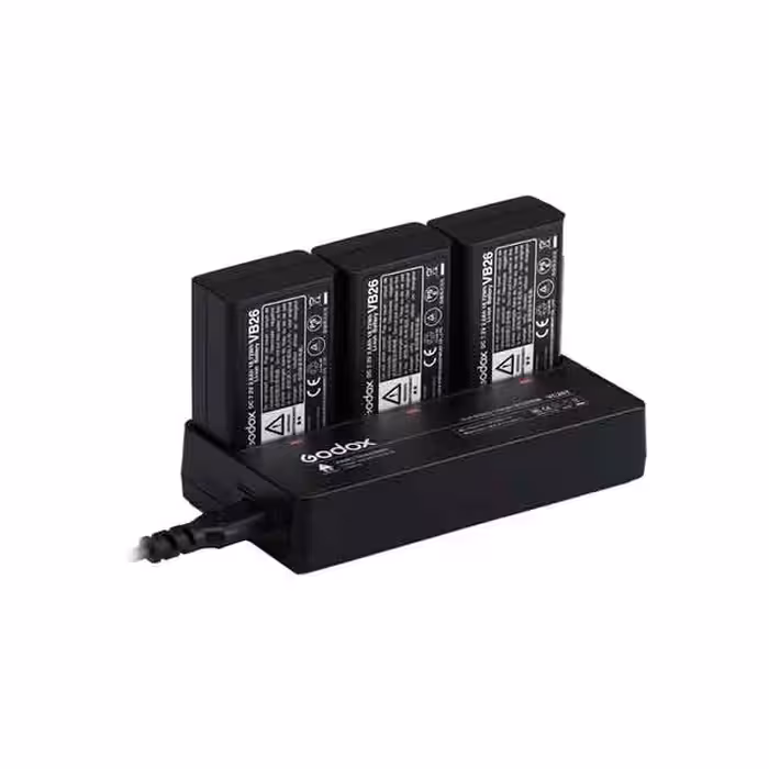 شارژر سه باتری گودکس Godox VC-26T for VB26