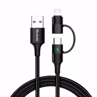 کابل تبدیل USB به لایتنینگ-USB-C مک دودو مدل CA-6800 طول 1.2 متر