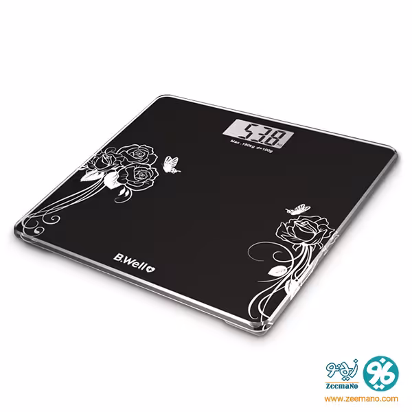 ترازو دیجیتال مشکی رنگ بی ول B.Well مدل WK-165