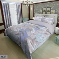 سرویس روتختی 2 نفره تنسل چاپی برندترک لند(Turk Land) rs 24