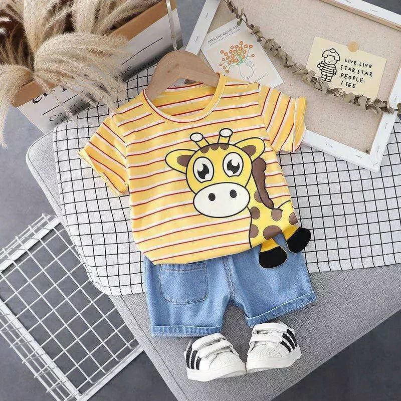 تیشرت شلوارک زرافه