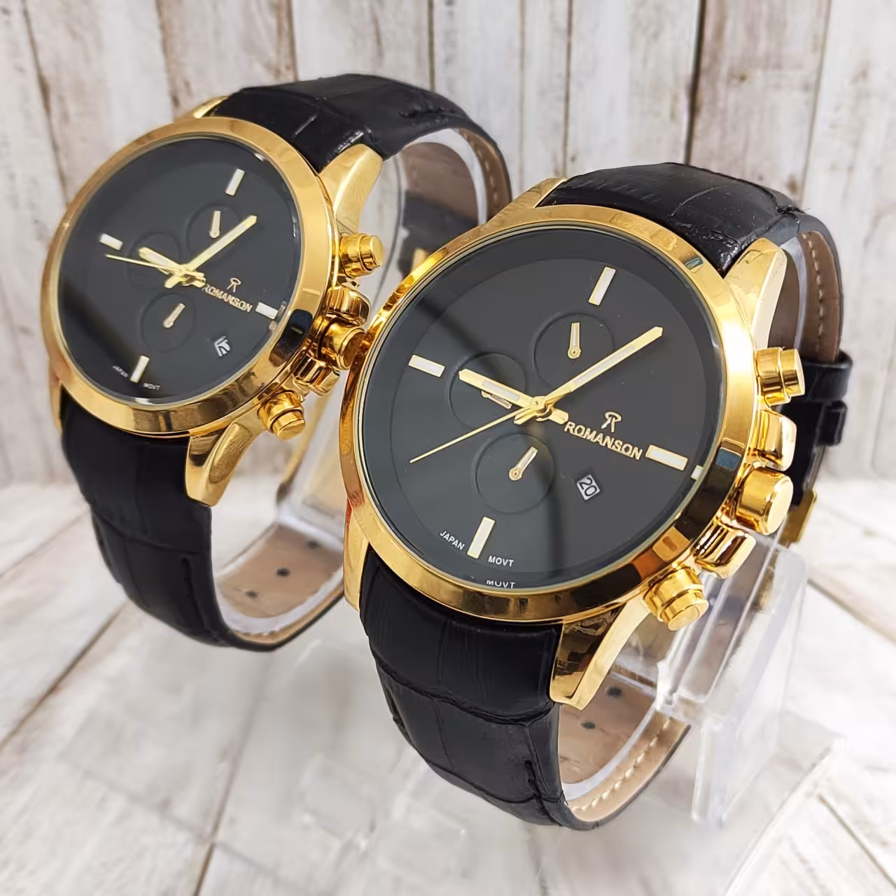 ساعت ست بند چرم رومانسون ROMANSON طرح 3 موتور درجه یک
*جنس بدنه : استیل رنگ ثابت
