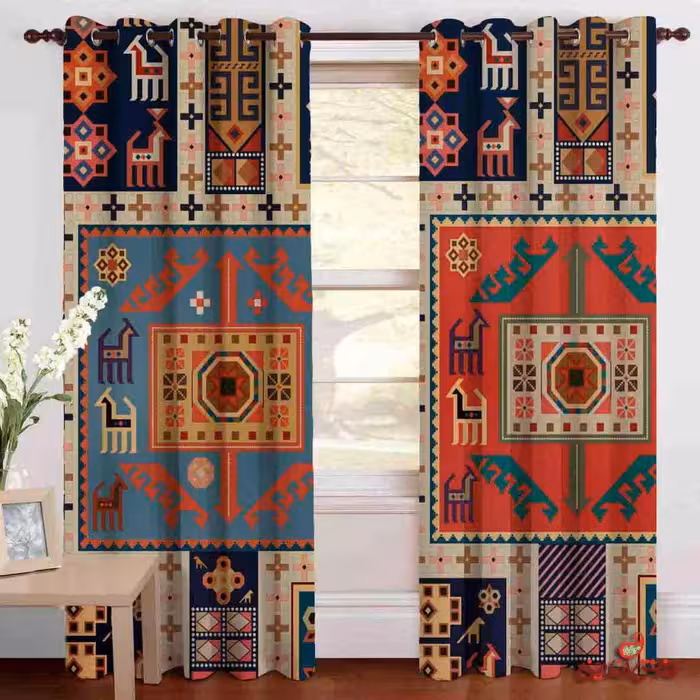 پرده 2 عددی سنتی کد 2090