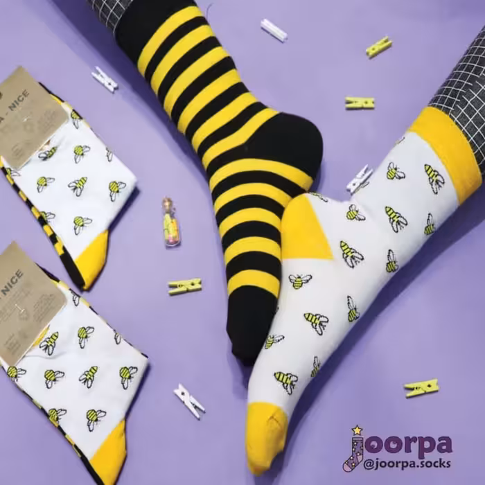 جوراب نیم ساق زنبوری تا به تا