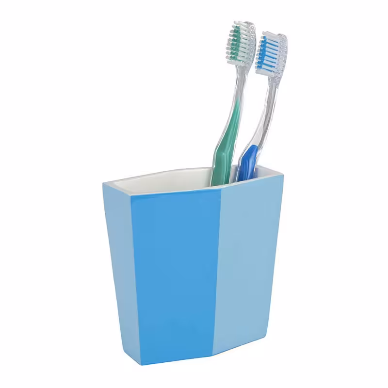 جا مسواکی پلاستیکی مدل Bicolor برند ونکو آبی رنگ